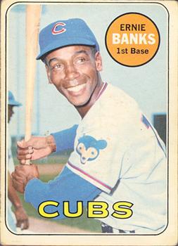 1969 O-Pee-Chee #20 Ernie Banks Front