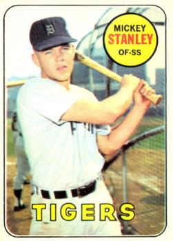 1969 O-Pee-Chee #13 Mickey Stanley Front