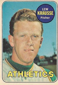 1969 O-Pee-Chee #23 Lew Krausse Front