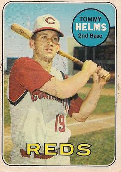 1969 O-Pee-Chee #70 Tommy Helms Front