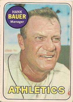 1969 O-Pee-Chee #124 Hank Bauer Front