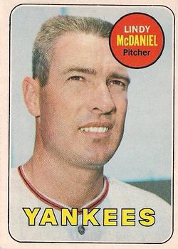 1969 O-Pee-Chee #191 Lindy McDaniel Front