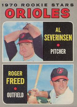 1970 O-Pee-Chee #477 Orioles 1970 Rookie Stars (Al Severinsen / Roger Freed) Front