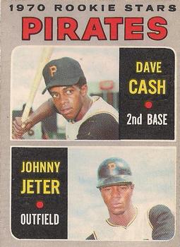1970 O-Pee-Chee #141 Pirates 1970 Rookie Stars (Dave Cash / Johnny Jeter) Front
