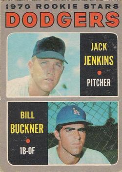 1970 O-Pee-Chee #286 Dodgers 1970 Rookie Stars (Jack Jenkins / Bill Buckner) Front