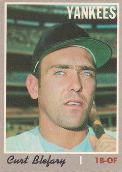 1970 O-Pee-Chee #297 Curt Blefary Front