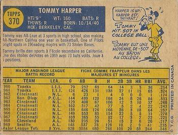 1970 O-Pee-Chee #370 Tommy Harper Back