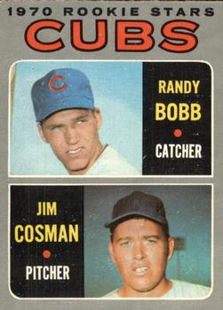 1970 O-Pee-Chee #429 Cubs 1970 Rookie Stars (Randy Bobb / Jim Cosman) Front