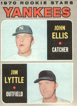 1970 O-Pee-Chee #516 Yankees 1970 Rookie Stars (John Ellis / Jim Lyttle) Front