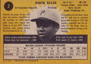 1969 Topps # 286 Dock Ellis Pittsburgh Pirates