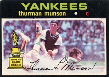 1971 O-Pee-Chee #5 Thurman Munson Front