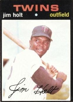 1971 O-Pee-Chee #7 Jim Holt Front