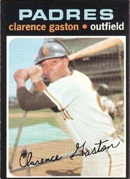 1971 O-Pee-Chee #25 Clarence Gaston Front