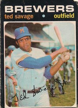 1971 O-Pee-Chee #76 Ted Savage Front