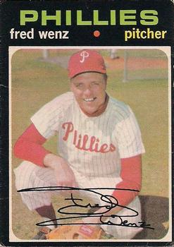 1971 O-Pee-Chee #92 Fred Wenz Front