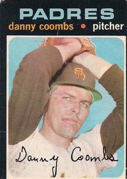 1971 O-Pee-Chee #126 Danny Coombs Front