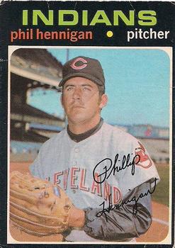 1971 O-Pee-Chee #211 Phil Hennigan Front
