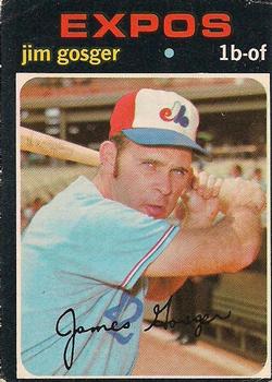 1971 O-Pee-Chee #284 Jim Gosger Front