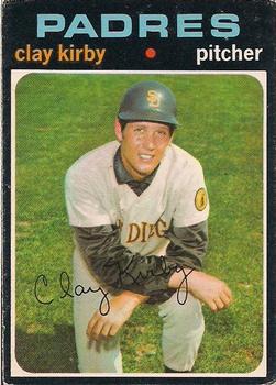 1971 O-Pee-Chee #333 Clay Kirby Front