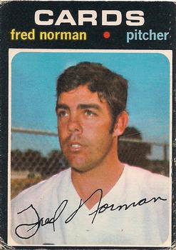 1971 O-Pee-Chee #348 Fred Norman Front