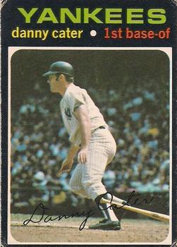 1971 O-Pee-Chee #358 Danny Cater Front