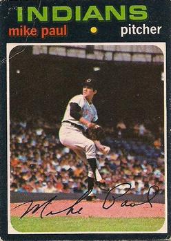 1971 O-Pee-Chee #454 Mike Paul Front