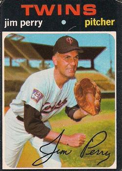 1971 O-Pee-Chee #500 Jim Perry Front