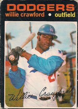 1971 O-Pee-Chee #519 Willie Crawford Front