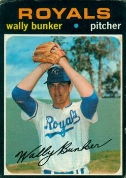 1971 O-Pee-Chee #528 Wally Bunker Front