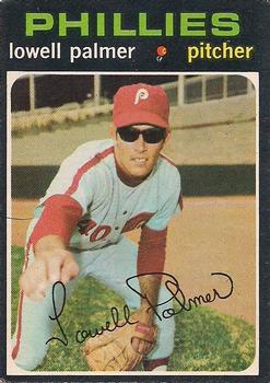1971 O-Pee-Chee #554 Lowell Palmer Front