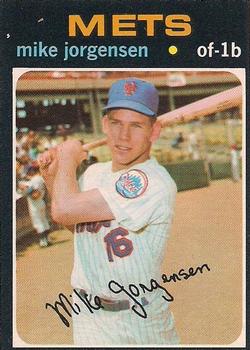 1971 O-Pee-Chee #596 Mike Jorgensen Front