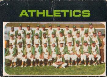 1971 O-Pee-Chee #624 Oakland Athletics Front