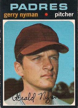 1971 O-Pee-Chee #656 Gerry Nyman Front