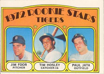 1972 O-Pee-Chee #257 Tigers 1972 Rookie Stars (Jim Foor / Tim Hosley / Paul Jata) Front