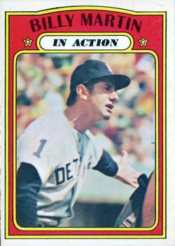 1972 O-Pee-Chee #34 Billy Martin Front