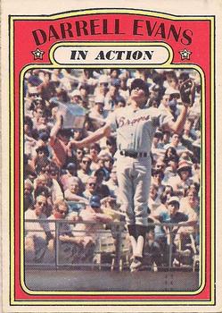 1972 O-Pee-Chee #172 Darrell Evans Front