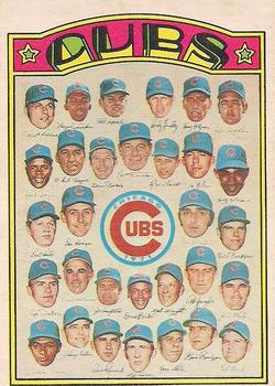 1972 O-Pee-Chee #192 Chicago Cubs Front