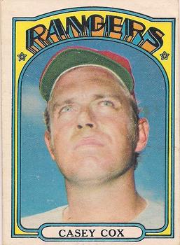 1972 O-Pee-Chee #231 Casey Cox Front