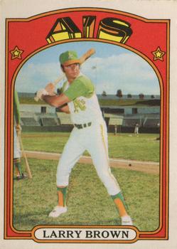 1972 O-Pee-Chee #279 Larry Brown Front