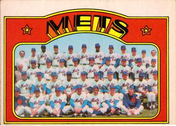 1972 O-Pee-Chee #362 New York Mets Front