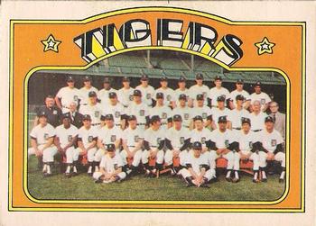 1972 O-Pee-Chee #487 Detroit Tigers Front