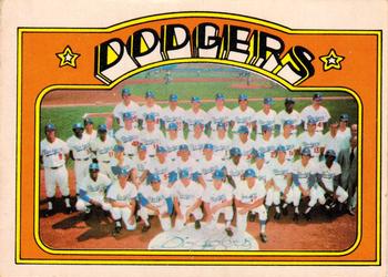 1972 O-Pee-Chee #522 Los Angeles Dodgers Front