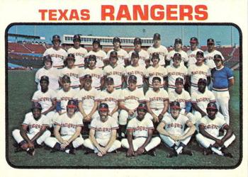 1973 O-Pee-Chee #7 Texas Rangers Front