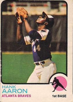 1973 O-Pee-Chee #100 Hank Aaron Front