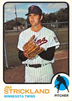 1973 O-Pee-Chee #122 Jim Strickland Front