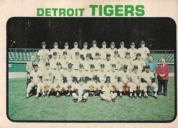 1973 O-Pee-Chee #191 Detroit Tigers Front