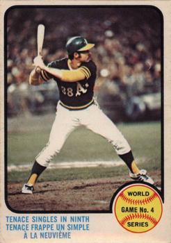 1973 O-Pee-Chee #206 World Series Game No. 4 - Tenace Singles in Ninth Front