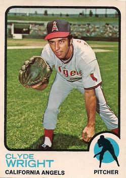 1973 O-Pee-Chee #373 Clyde Wright Front
