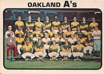 1973 O-Pee-Chee #500 Oakland A's Front