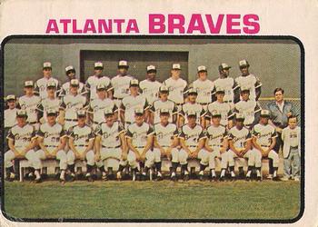 1973 O-Pee-Chee #521 Atlanta Braves Front